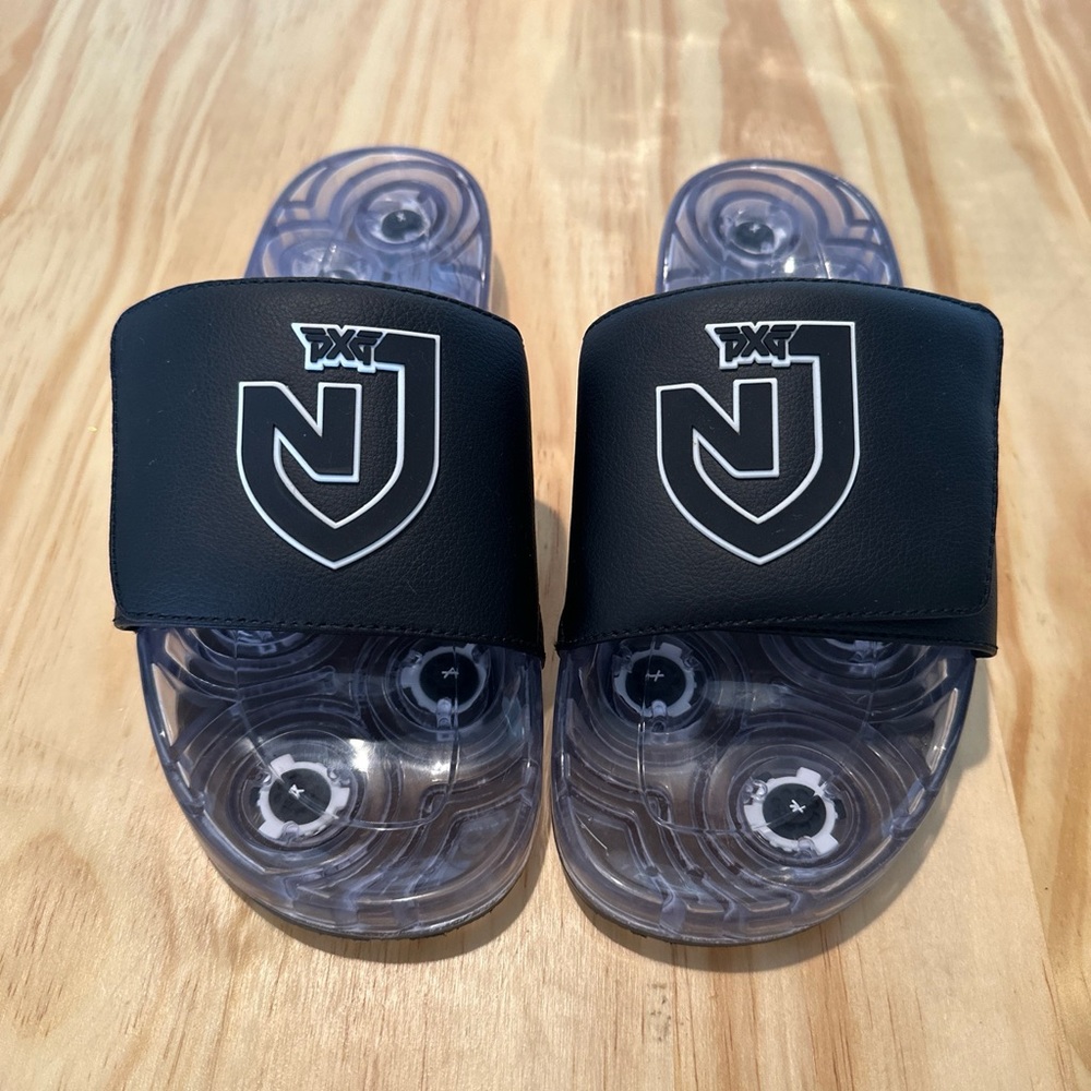 PXG Leather Golf Slides 10M